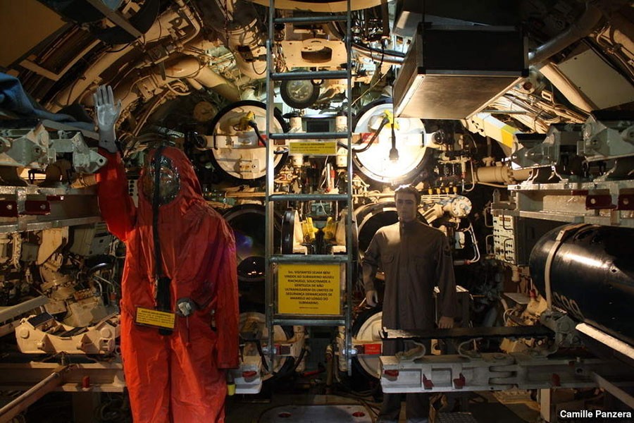 Submarino-Museu Riachuelo, no Espaço Cultural da Marinha — Foto: Divulgação/Espaço Cultural da Marinha