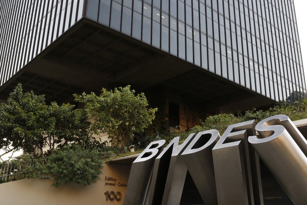 A sede do Banco Nacional de Desenvolvimento Econômico e Social (BNDES) no Rio — Foto: Fernando Frazão/Agência Brasil