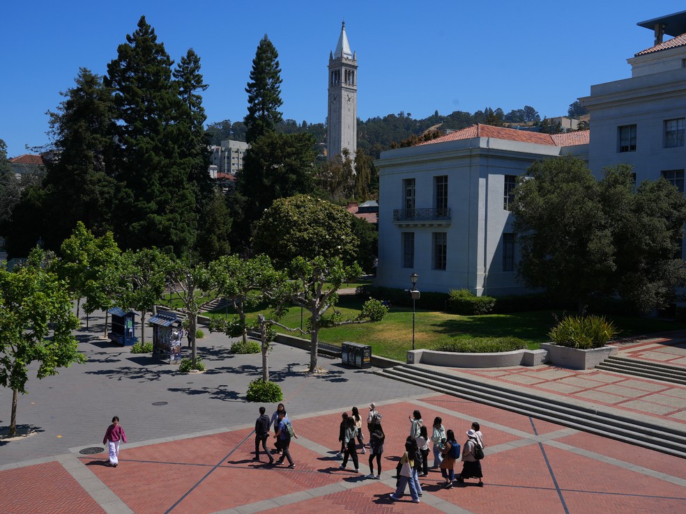 Campus da Universidade da Califórnia em Berkeley — Foto: Jim Wilson/The New York Times