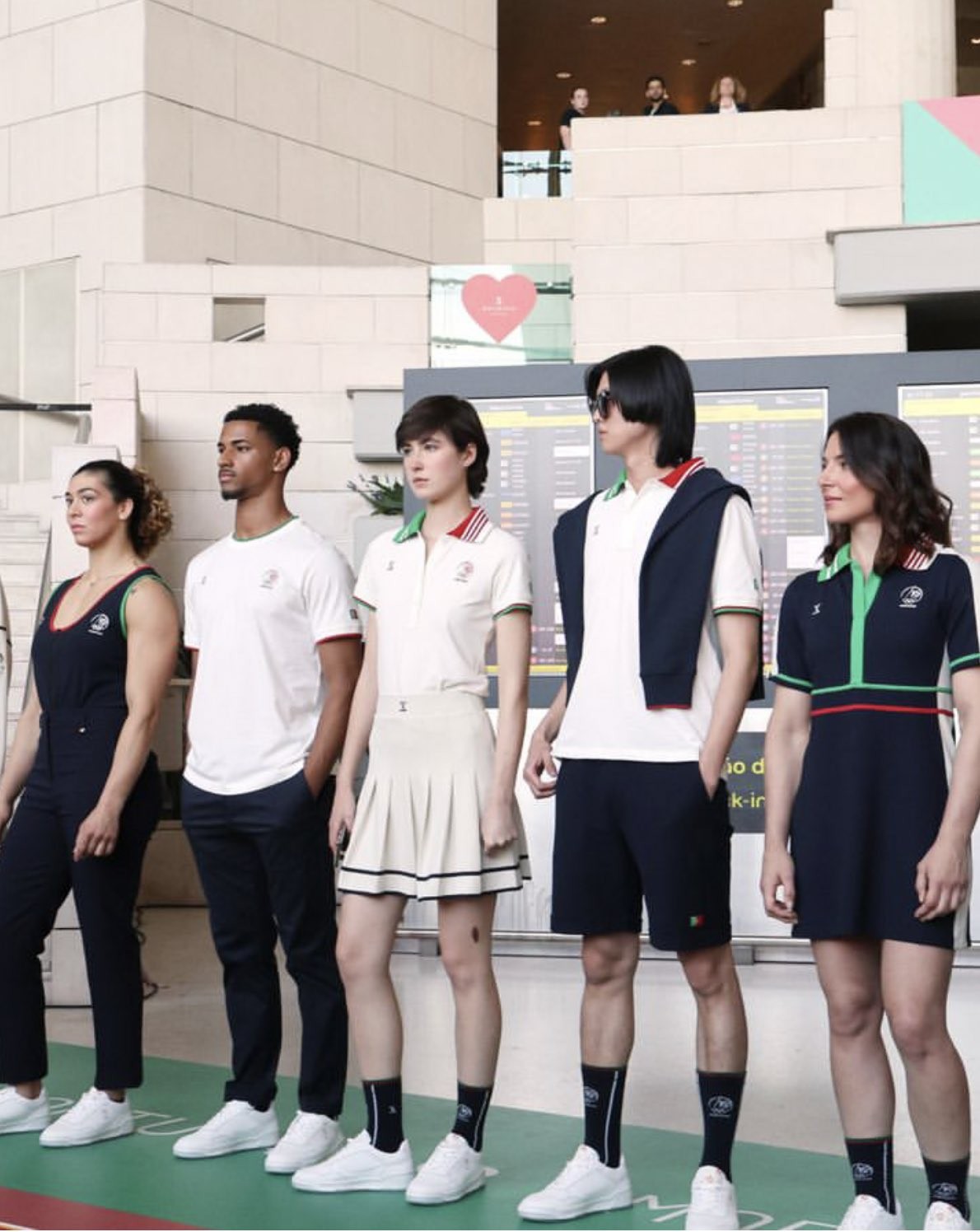 Uniforme de Portugal, nas Olimpíadas de Paris 2024 — Foto: Reprodução