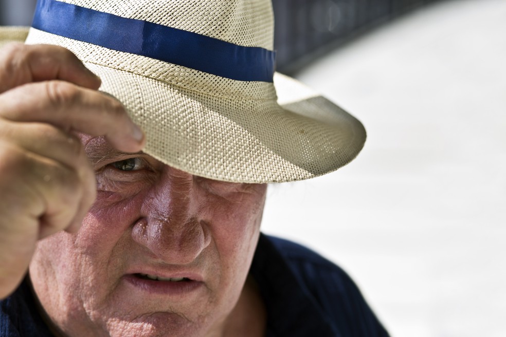 Gerard Depardieu em Niterói, em 2016 — Foto: Ana Branco / Agencia O Globo