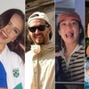 Da esquerda para a direita, Fátima Bernardes, Larissa Manoela, Vitor Kley, Valen Bandeira e Sabrina Sato - Reprodução/Instagram