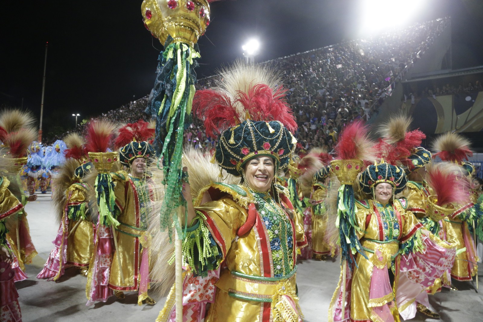 Desfile da Mangueira — Foto: Domingos Peixoto