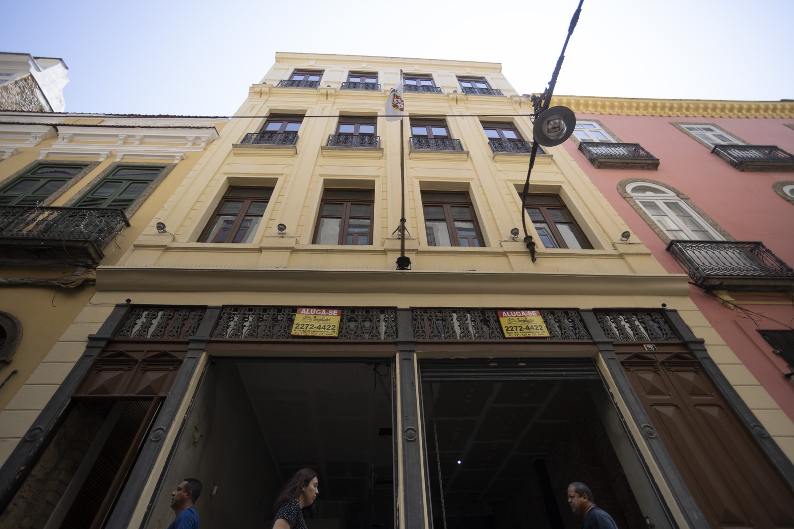 Sobrado na Rua do Rosário. Prédio abrigou a primeira agência do Banco do Brasil — Foto: Márcia Foletto / Agência O Globo