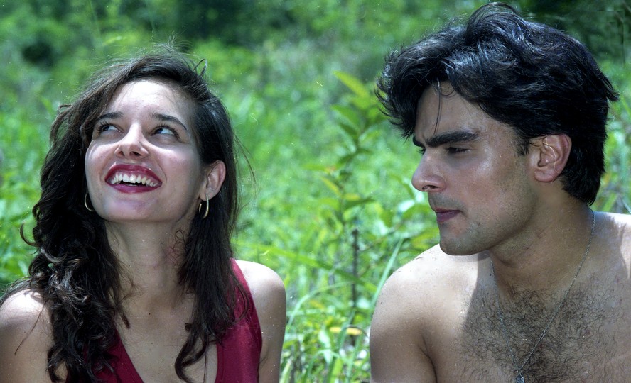 Gravação da novela 'De Corpo e Alma': Daniella Perez e Guilherme de Pádua, em 1992