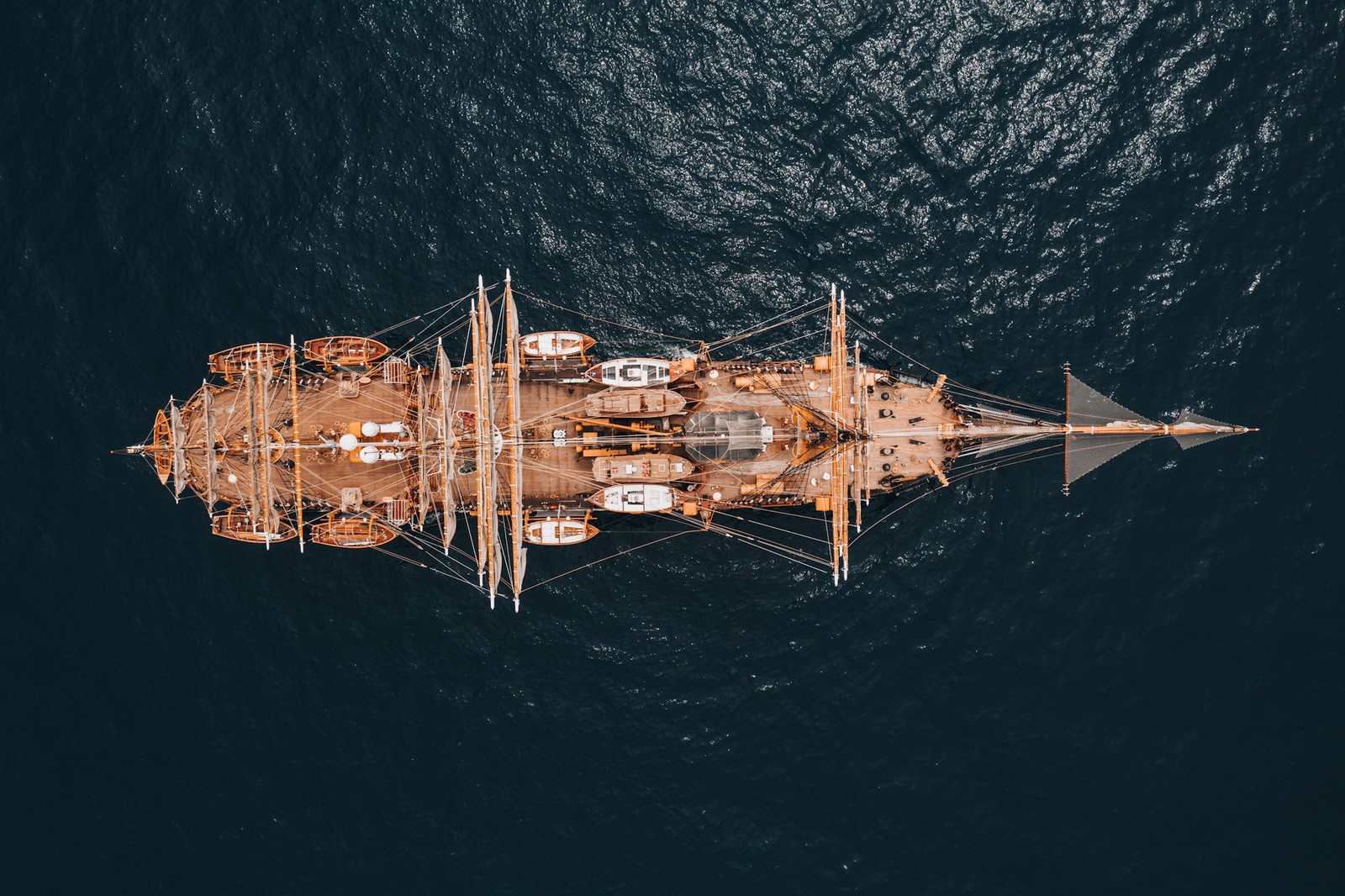 Amerigo Vespucci, navio histórico e icônico da Marinha Italiana — Foto: Divulgação