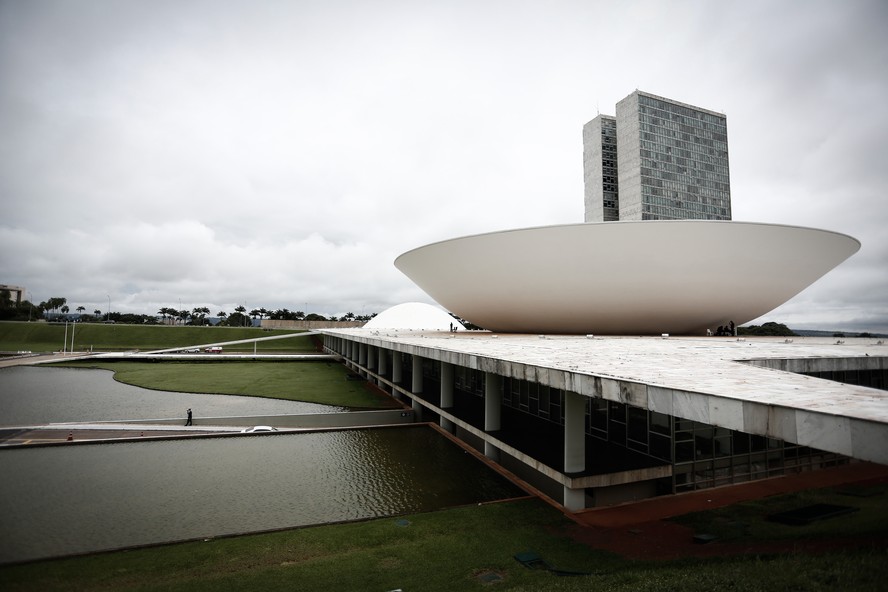 Fachada do Congresso Nacional, em Brasília