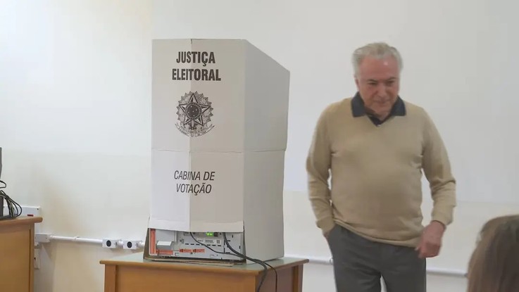 Ex-presidente Michel Temer (MDB) vota em São Paulo