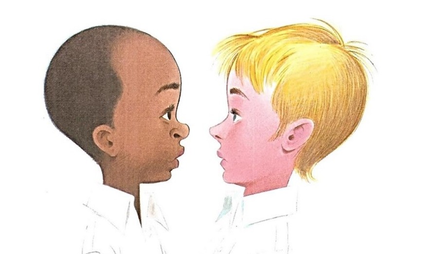 Ilustração de 'O menino marrom', de Ziraldo