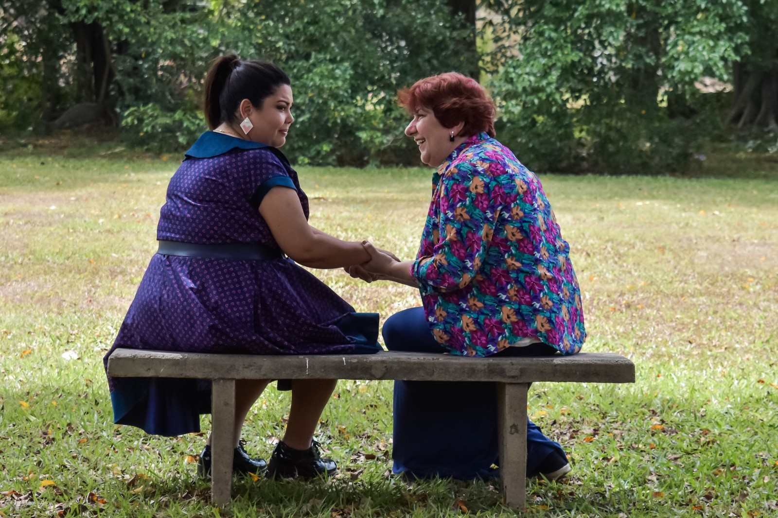 Em um de seus últimos trabalhos, Jandira interpretou a mãe de Fabiana Karla, protagonista do filme "Uma pitada de sorte", lançado em 2022 — Foto: Fabio Bouzas