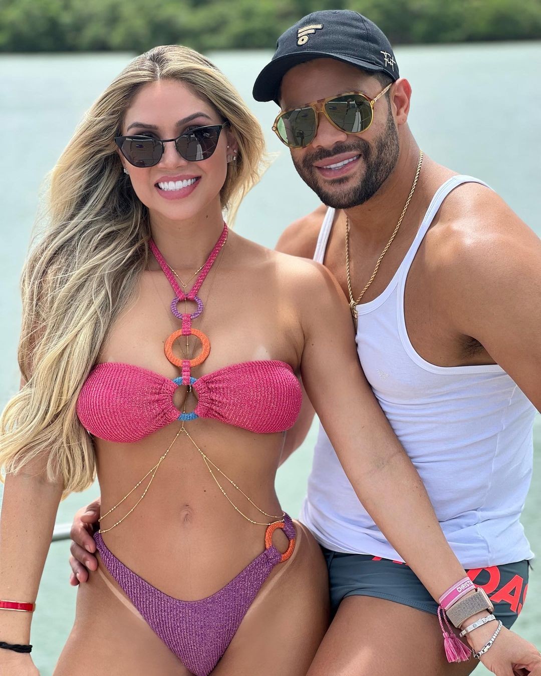 Conheça Camila Ângelo, sobrinha da ex-mulher de Hulk que espera segundo filho com jogador — Foto: Reprodução Instagram