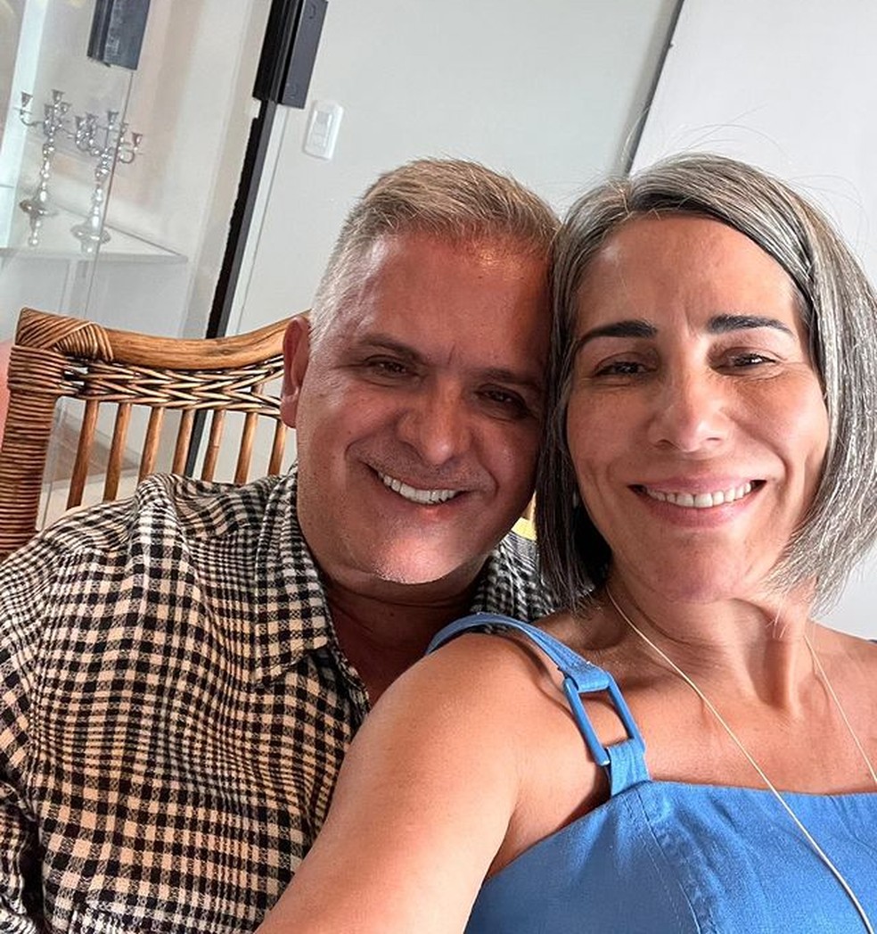 Gloria Pires e Orlando Morais estão juntos há 35 anos — Foto: Reprodução/Instagram
