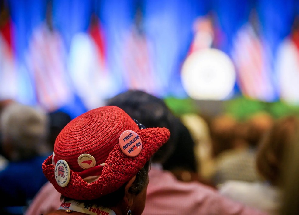 Republicanos defendem mudanças na lei eleitoral, afirmando que aumentam garantias do sistema eleitoral — Foto: Kate Medley/NYT