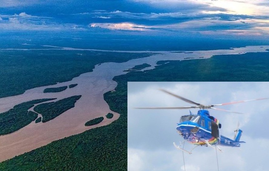 Rio Essequibo, zona de disputa há décadas entre Guiana e Venezuela