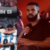 Seleção argentina responde Drake após aposta milionária no Canadá - Reprodução/X//Agência O Globo