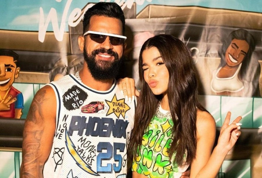 Dennis DJ e sua filha Tília