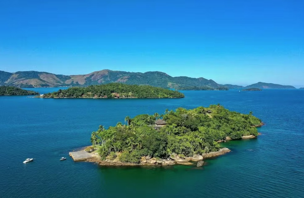 Ilha do Japão, em Angra dos Reis, disponível para locação — Foto: Reprodução