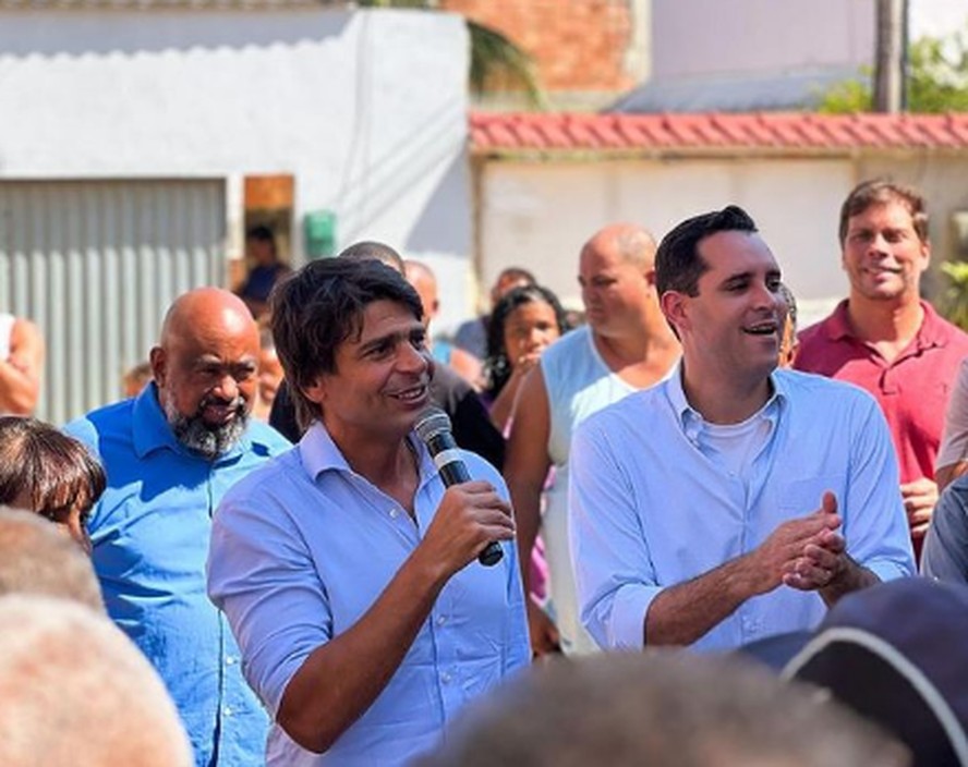 Os deputados Pedro Paulo e Eduardo Cavaliere