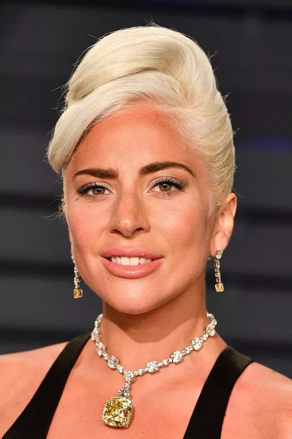 Lady Gaga na cerimônia do Oscar em 2019 — Foto: Reprodução