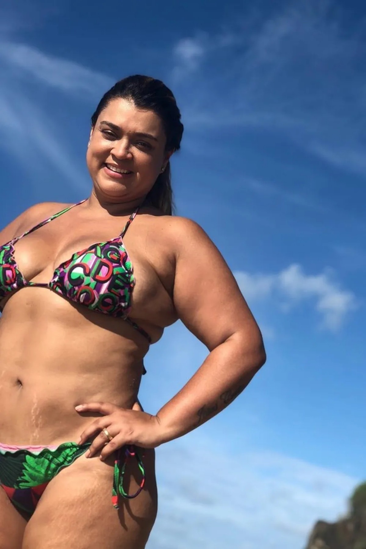 Estrias: Preta Gil não esconde que possui as marquinhas pelo corpo — Foto: Reprodução Instagram