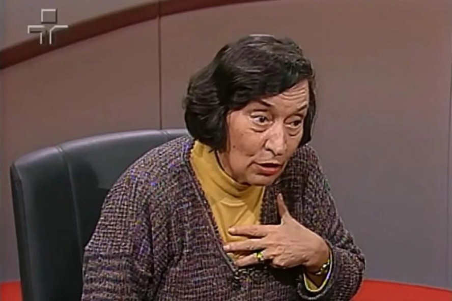 A economista Maria Conceição Tavares em entrevista ao 'Roda viva', nos anos 1990