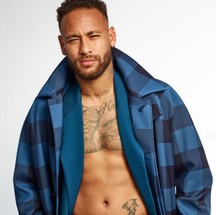 Neymar (Al-Hilal) ficou em terceiro lugar no ranking de 'jogador mais sexy' — Foto: Reprodução/Instagram