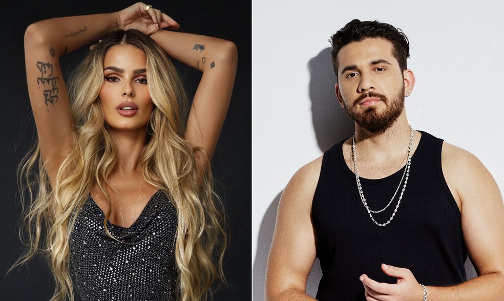 A modelo Yasmin Brunet e o cantor Gustavo Mioto — Foto: Divulgação