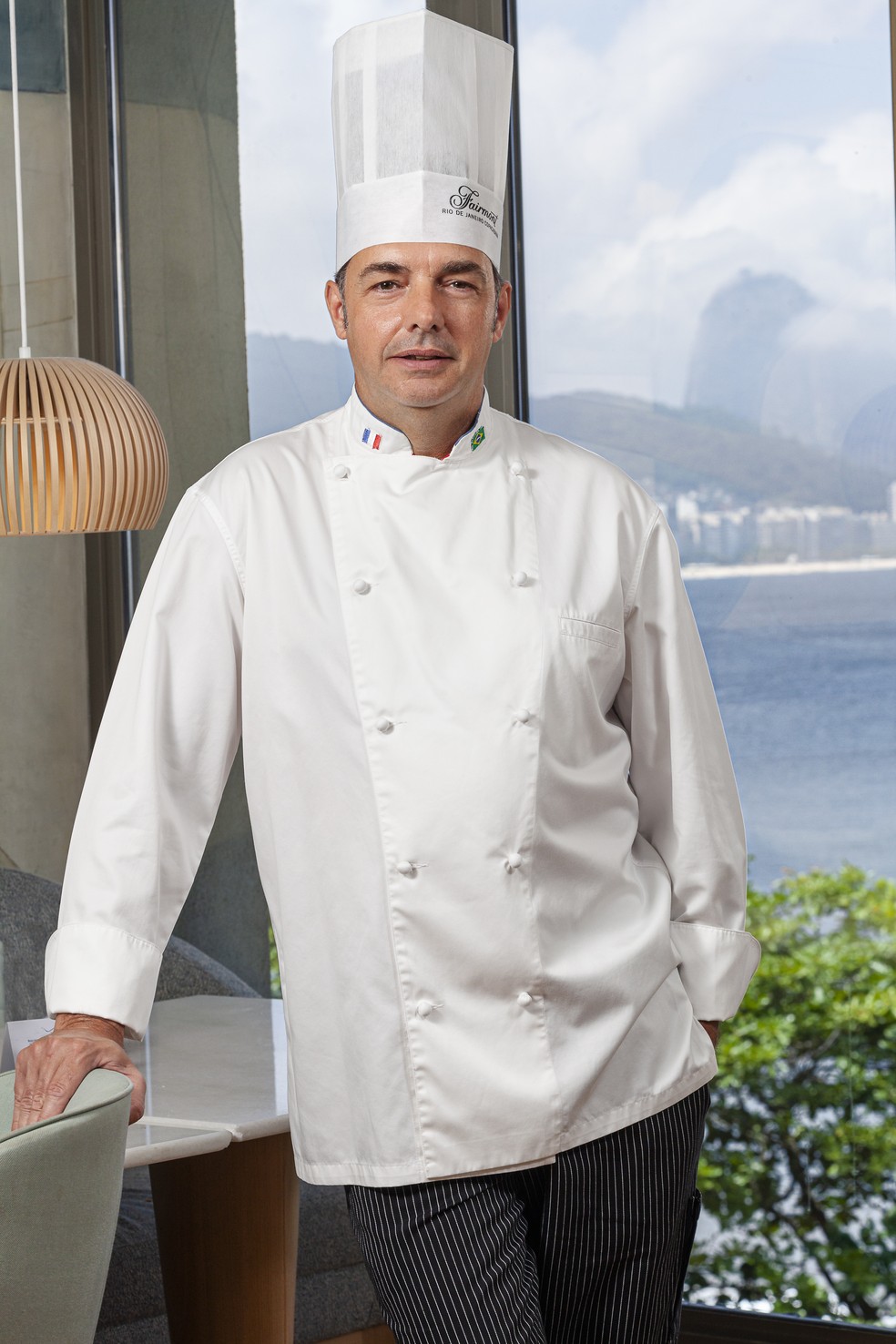 Jerôme Dardillac produziu menu especial de almoço para a ocasião no Marine, do Fairmont — Foto: Divulgação