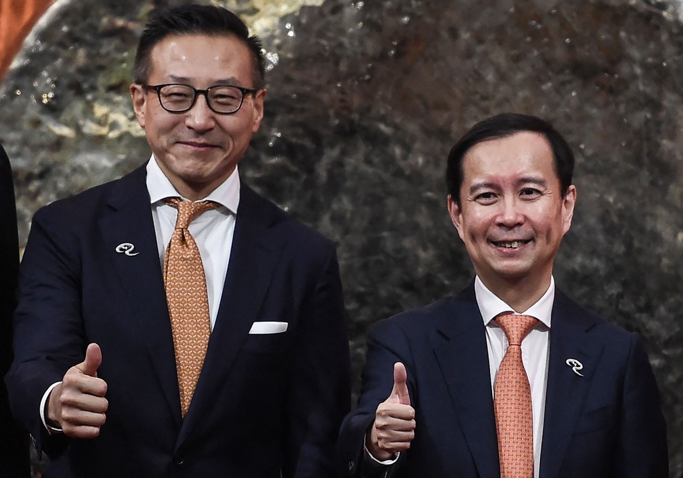  Alibaba Group substituirá o presidente e CEO Daniel Zhang pelo atual vice-presidente executivo Joseph Tsai — Foto: AFP