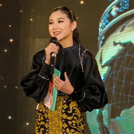 Audrey Vanessa representa a Indonésia — Foto: Reprodução/Miss World