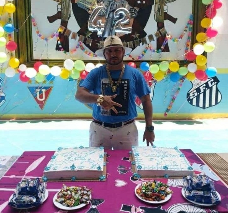 Narcotraficante Fito fez festas de aniversário na cadeia, com convidados e guloseimas — Foto: Reprodução
