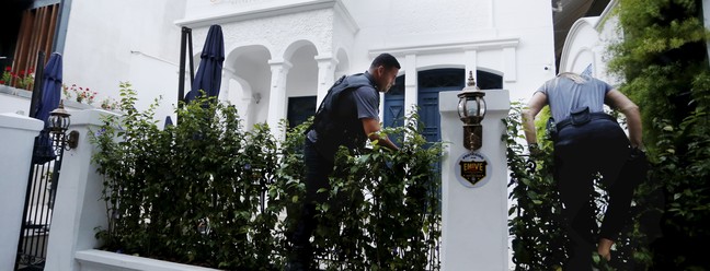 Justiça determina sequestro de bens e busca e apreensão em endereços como o restaurante Gajos D'Ouro, em Ipanema — Foto: Fabiano Rocha/Agência O Globo