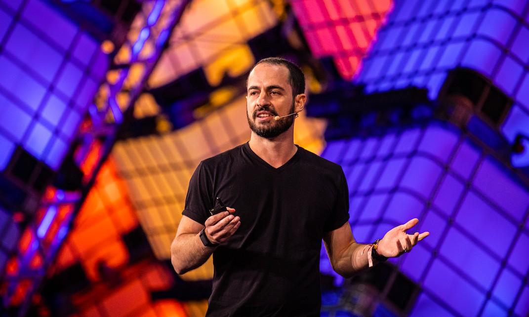 Vitor Olivier, CTO do Nubank, durante o Web Summit Rio 2024 — Foto: Hermes de Paula