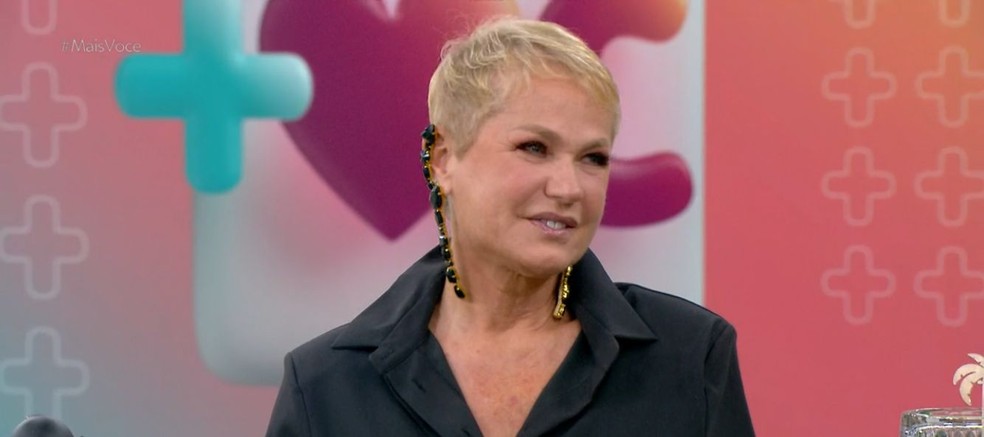 Xuxa no 'Mais você' — Foto: Reprodução / TV Globo