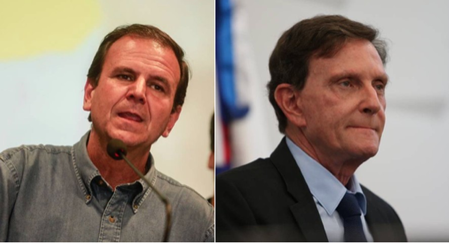 Eduardo Paes e Crivella, rivais em 2020