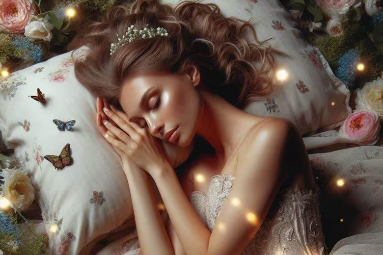 Princesa Aurora, mais conhecida como Bela Adormecida, segundo ferramenta de Inteligência Artificial — Foto: Reprodução/La Nacion
