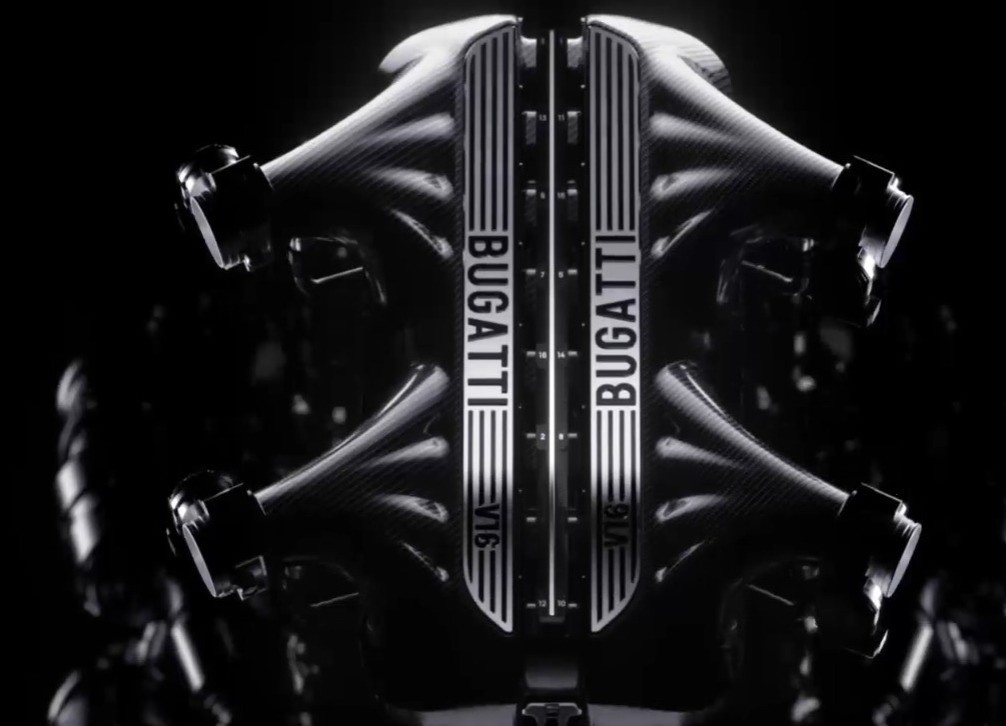 motor Bugatti Tourbillon — Foto: Reprodução YouTube