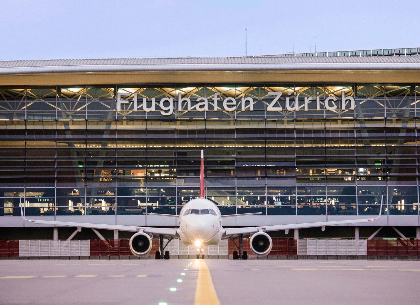 Em nono lugar, o Aeroporto de Zurique, na Suíça — Foto: Reprodução