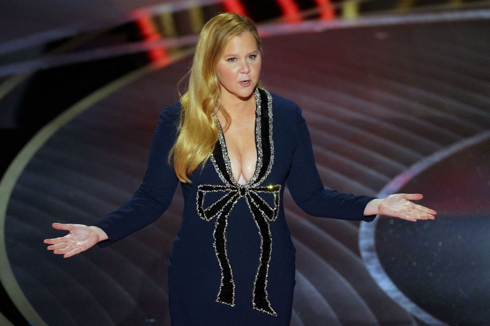 Amy Schumer no Oscar 2022 BRIAN SNYDER/REUTERS — Foto: Reuters