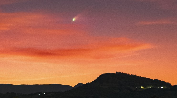 'Cometa do Diabo' visto do Rio Grande do Sul