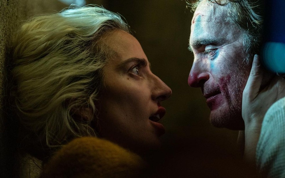 Lady Gaga e Joaquin Phoenix em "Coriga 2" — Foto: Reprodução/Instagram