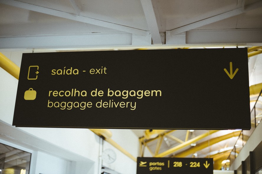 Desembarque do aeroporto de Lisboa