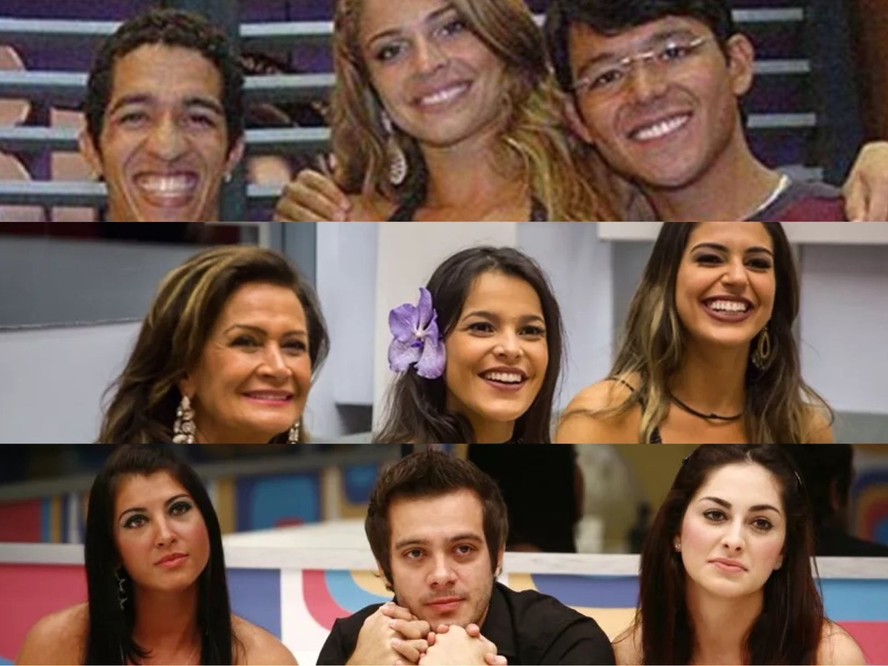 Trios que chegaram na final do 'BBB'