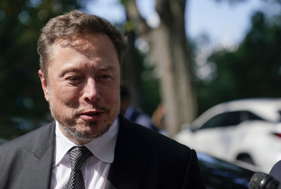  Elon Musk: bilionário é alvo indireto de executivo da BYD — Foto: Bloomberg