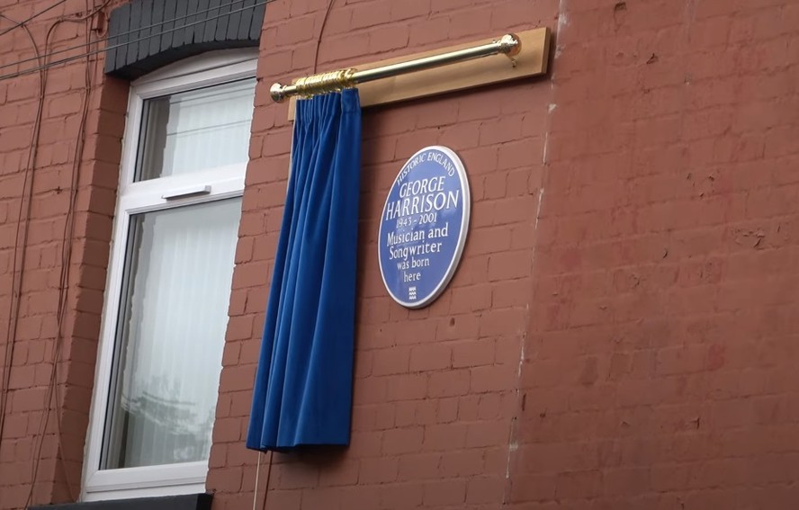 Casa em que George Harrison passou sua infância ganhou placa comemorativa