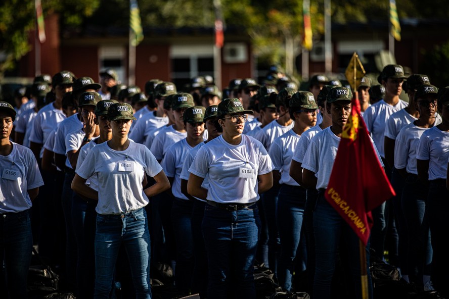 Primeiras mulheres no Curso de Formação de Soldados Fuzileiros Navais