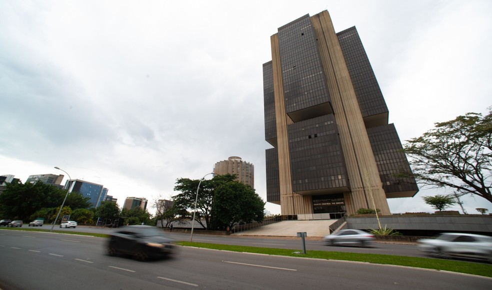 Sede do Banco Central do Brasil: juros influenciam o câmbio — Foto: Andressa Anholete/Bloomberg
