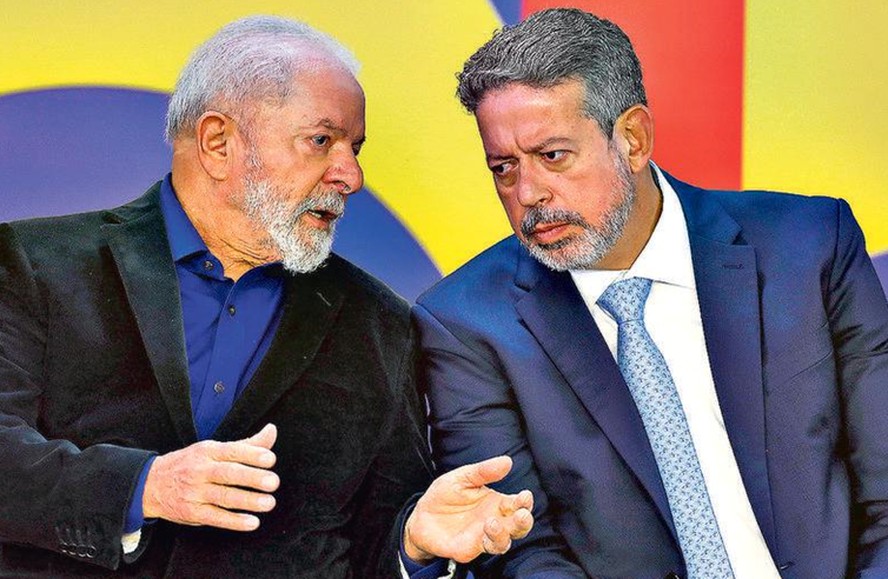 O presidente Lula e o presidente da Câmara, Arthur Lira