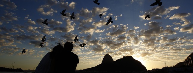 A Praia de Botafogo — Foto: Custodio Coimbra