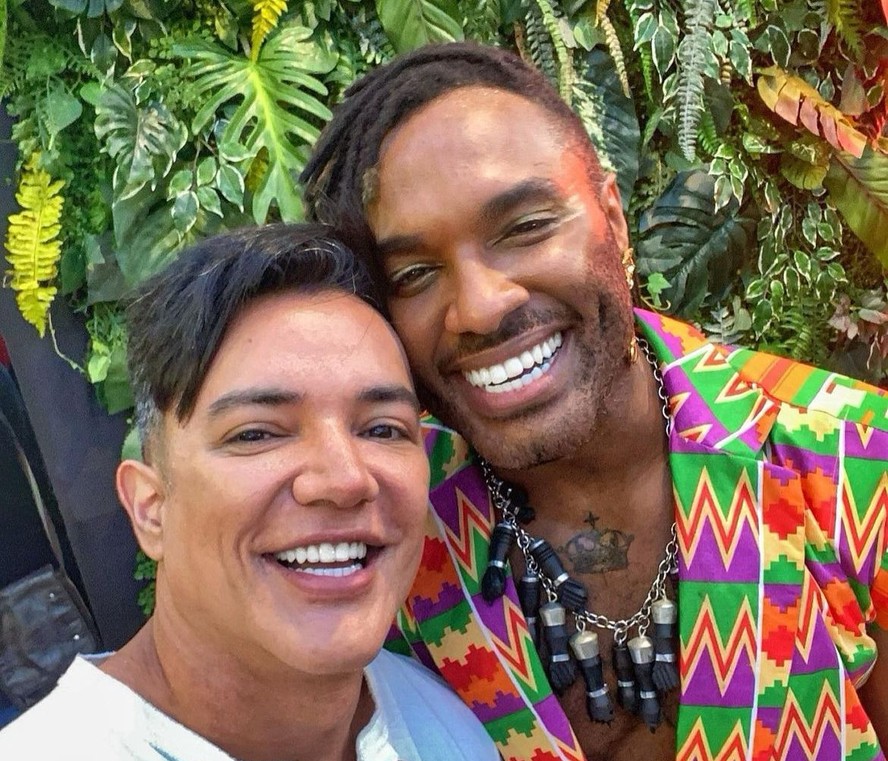 Fred Nicácio e o marido, Fabio Gelonese